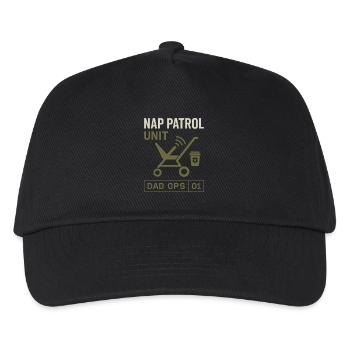 Nursery Dad Fatherhood Pride - Kids’ Baseball Cap - black - Front
