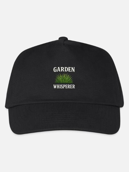 Der Gartenflüsterer – Lustiges Garten Design - Kinder Basecap - Schwarz