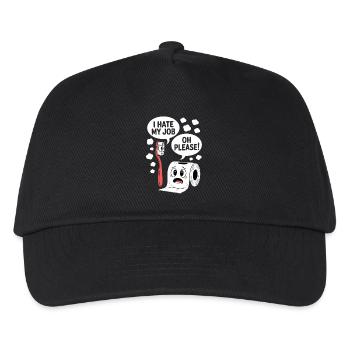 Sarkastischer Bad Spruch Lustiger Humor - Kinder Basecap - Schwarz - Vorne