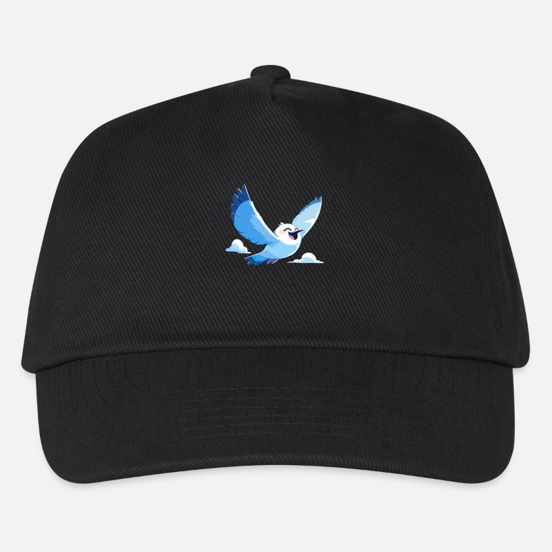 Möwen Möwe - Kinder Basecap - Schwarz