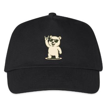 Arctic Rocker - Kids’ Baseball Cap - black - Front