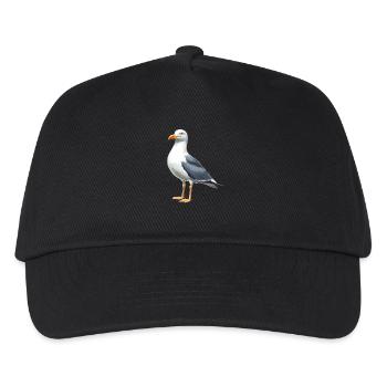 Seagulls Seagull - Kids’ Baseball Cap - black - Front