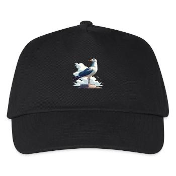 Seagulls Seagull - Kids’ Baseball Cap - black - Front