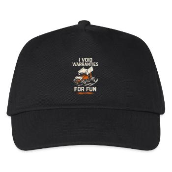 Sprint Car Racing Dirt Track Speed Oval Race - Kids’ Baseball Cap - black - Front