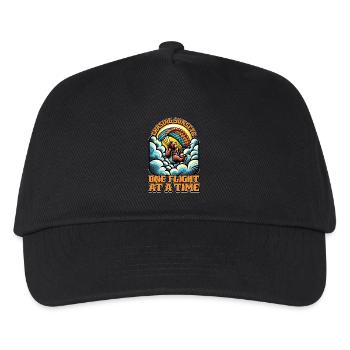 Paragliding Chasing Sunsets Parachuting Paraglider - Kids’ Baseball Cap - black - Front