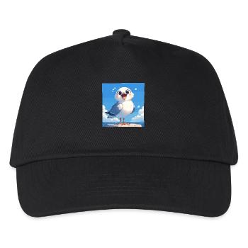Seagulls Seagull - Kids’ Baseball Cap - black - Front