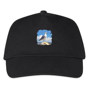 Seagulls Seagull - Kids’ Baseball Cap - black - Front