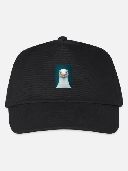 Möwen Möwe - Kinder Basecap - Schwarz