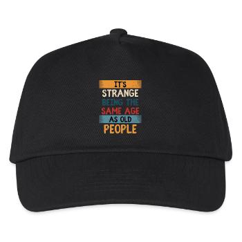 Birthday Humor Aging Aging - Kids’ Baseball Cap - black - Front