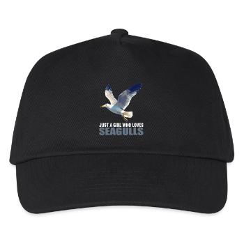 Seagulls Seagull - Kids’ Baseball Cap - black - Front