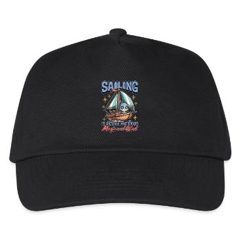 Sailing Is A Combination Of Magic And Maritime - Kids’ Baseball Cap - black - Front