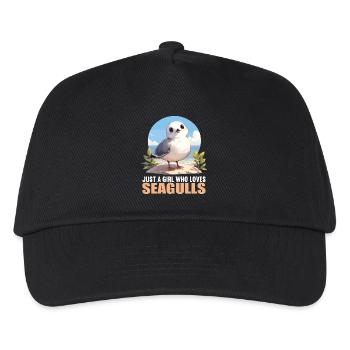 Seagulls Seagull - Kids’ Baseball Cap - black - Front