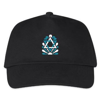 Design d’Israël avec étoile de David - Casquette de baseball Enfant - noir - Devant