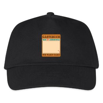Guestbook My 50th Birthday - We were there! - Kids’ Baseball Cap - black - Front
