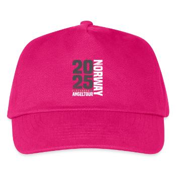 Flatanger Norwegen Angeltour 2025 - Kinder Basecap - Fuchsia - Vorne