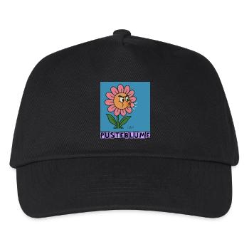Pusterblume by Rico Beck - Kinder Basecap - Schwarz - Vorne