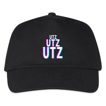 UTZ UTZ UTZ Techno EDM Music Raver Festival - Kids’ Baseball Cap - black - Front