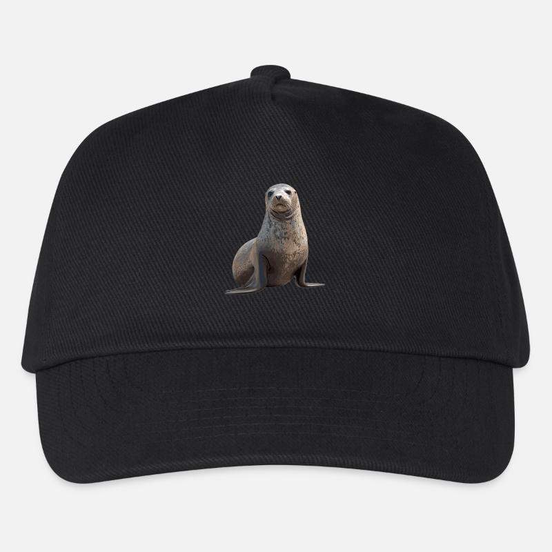 Robben Robbe - Kinder Basecap - Schwarz
