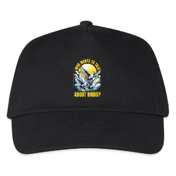 Ornithology Who Wants To Talk About Birdwatching - Kids’ Baseball Cap - black - Front