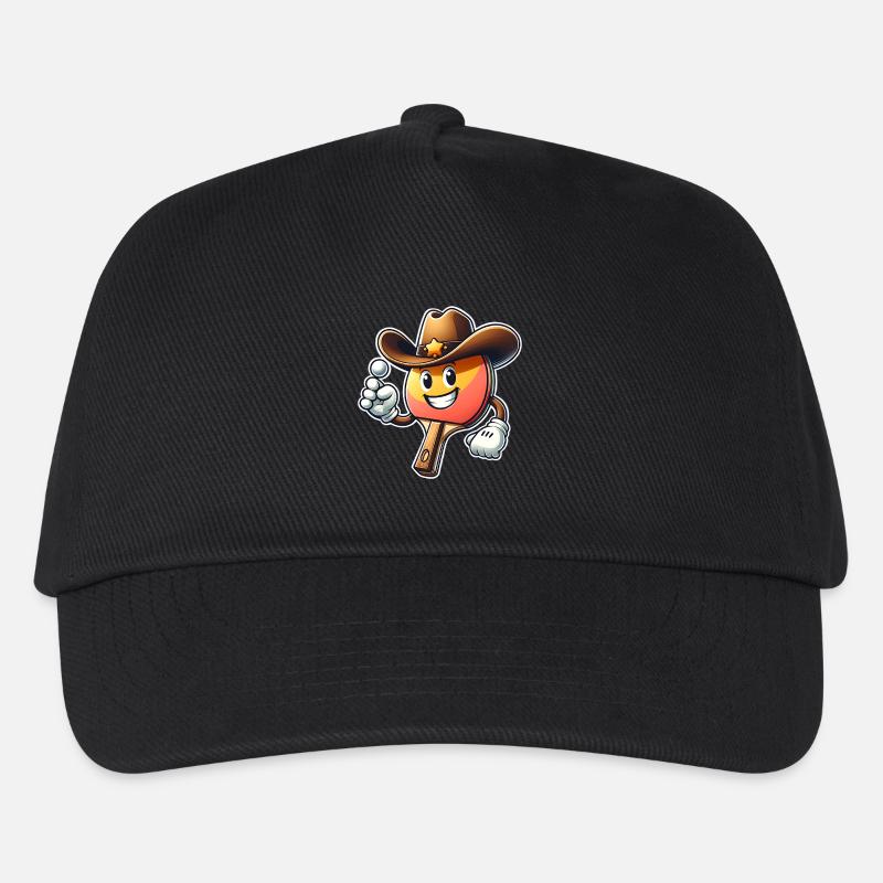 Tischtennis - Kinder Basecap - Schwarz