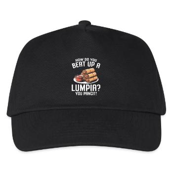 Philippinische Frühlingsrollen Lumpia Asiatisch - Kinder Basecap - Schwarz - Vorne