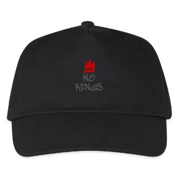 No Kings in America since 1776 - Kids’ Baseball Cap - black - Front