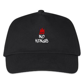 No Kings in America since 1776 - Kids’ Baseball Cap - black - Front