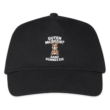 Good morning? Very thin ! Funny donkey - Kids’ Baseball Cap - black - Front