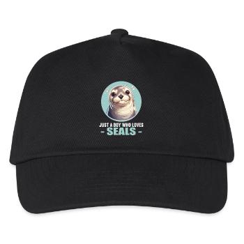 Joints, Phoque - Casquette de baseball Enfant - noir - Devant