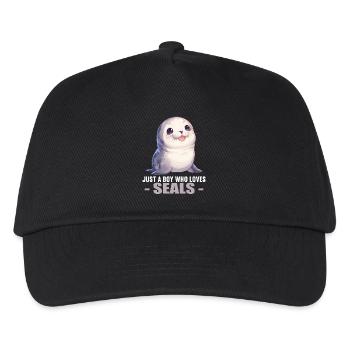 Joints, Phoque - Casquette de baseball Enfant - noir - Devant