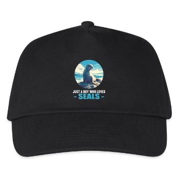Joints, Phoque - Casquette de baseball Enfant - noir - Devant