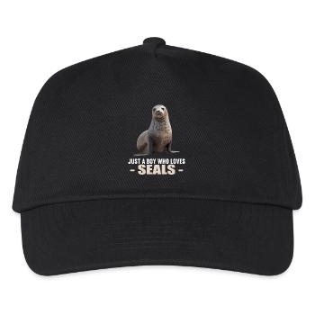 Joints, Phoque - Casquette de baseball Enfant - noir - Devant
