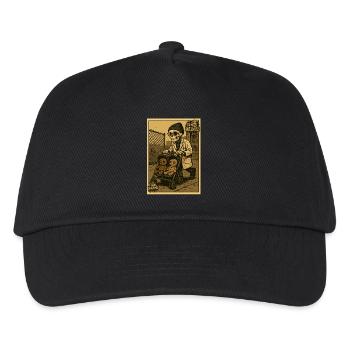 Dr Skeltamortis avec des poupées vaudou dans une poussette - Casquette de baseball Enfant - noir - Devant