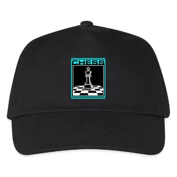 Chess King Chess - Kids’ Baseball Cap - black - Front