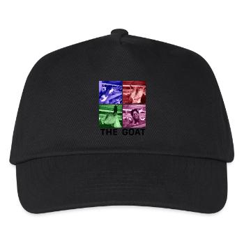 Die Ziege - Kinder Basecap - Schwarz - Vorne