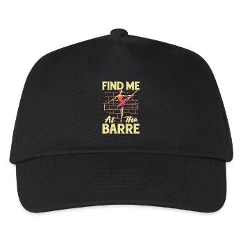 Ballet Find Me At The Barre Classical Music Lover - Kinder Basecap - Schwarz - Vorne