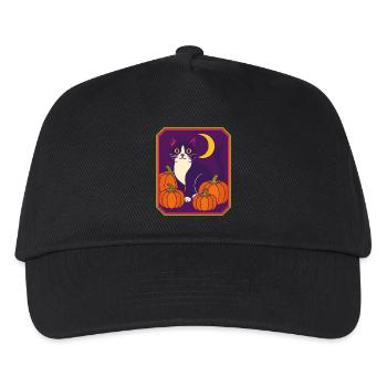 Smoking encadré Cat Moon - Casquette de baseball Enfant - noir - Devant