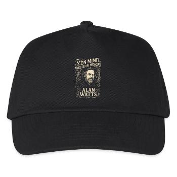 Zen Mind Western Words Art - Kids’ Baseball Cap - black - Front
