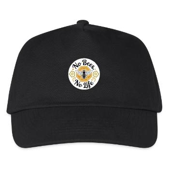 Bienen Retter Shirt - Kinder Basecap - Schwarz - Vorne