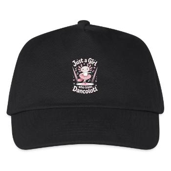 Juste une fille qui aime dancolotl - Casquette de baseball Enfant - noir - Devant