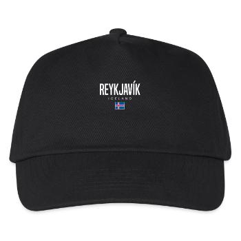 Reykjavík Island - Kids’ Baseball Cap - black - Front