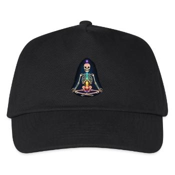Yoga squelettique - Méditation des chakras - Casquette de baseball Enfant - noir - Devant