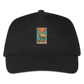 Schafe Schaf - Kinder Basecap - Schwarz - Vorne