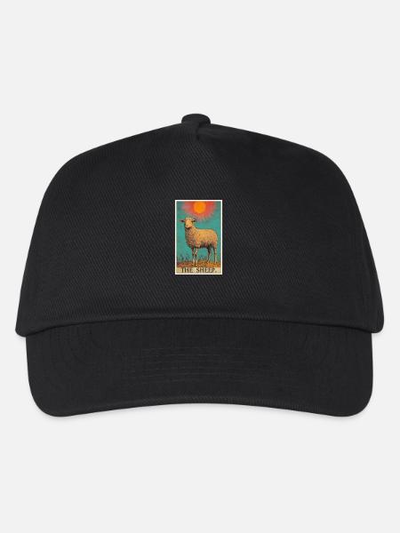 Schafe Schaf - Kinder Basecap - Schwarz