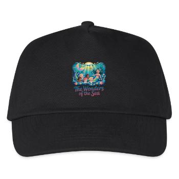 WUNDER DES MEERES - Kinder Basecap - Schwarz - Vorne