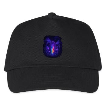 Magic Mushroom - Mushroom Forest Portal - Kids’ Baseball Cap - black - Front