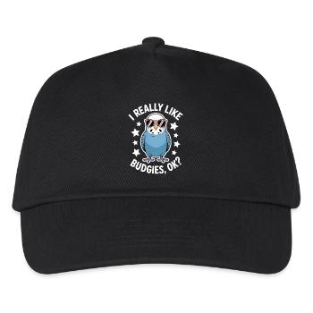 Budgie Saying Funny Budgie Gift - Kids’ Baseball Cap - black - Front