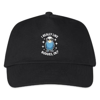 Budgie Saying Funny Budgie Gift - Kids’ Baseball Cap - black - Front