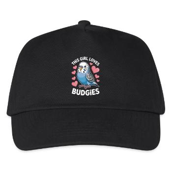 Budgie Saying Funny Budgie Gift - Kids’ Baseball Cap - black - Front