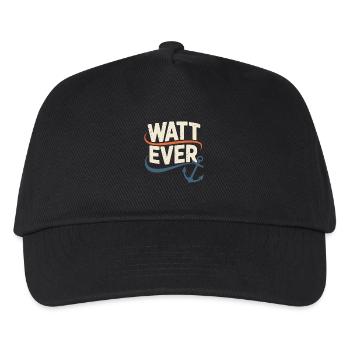Watt Ever Motif d’ancre maritime - Casquette de baseball Enfant - noir - Devant